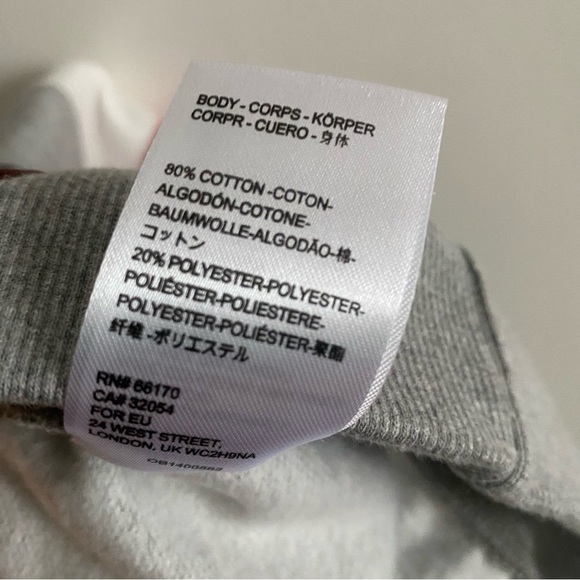 𝅺bdg Crew Neck Grey Purple Colour Block Casual Baggy Sweater - Picture 14 of 15